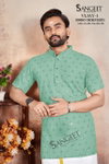 Sangeet Vijay Vol 1 Rayon Chicken Sifli Sequence Work Mens Kurta Exporters In India